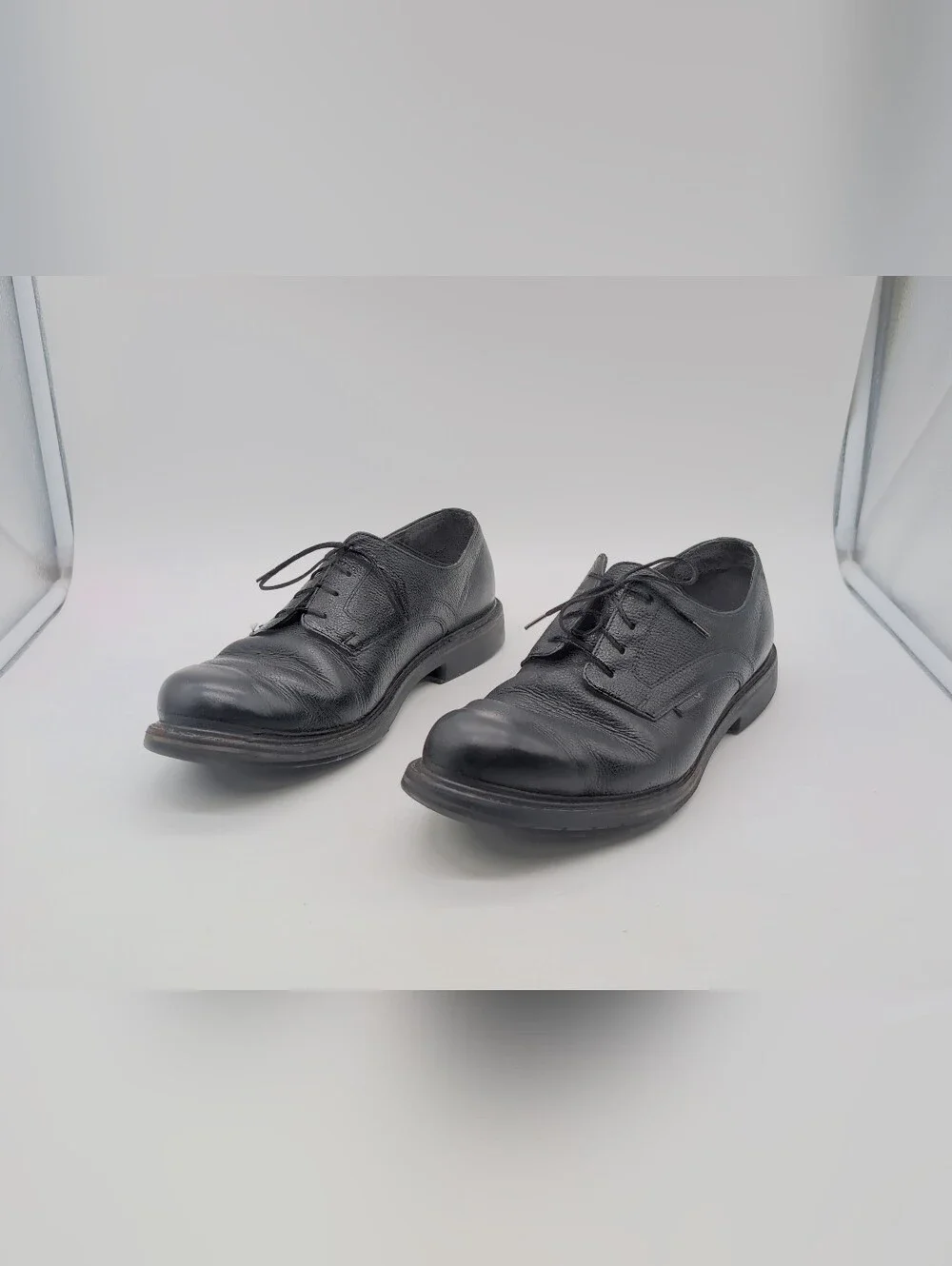 Mephisto Men’s Black Leather Comfort Oxfords – Goodyear Welt – Size 9